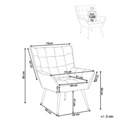 BELLINGMO - Fauteuil - Lichtbeige - Stof -Meubelwinkel 95d6d1821b3b477ab4c6ef284dc869e3