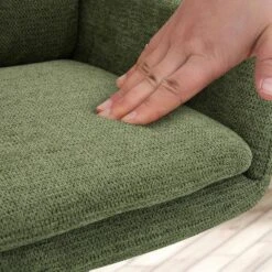 CLP Set Van 2 Eetkamerstoel Pickett Mat Zwart Frame - Stof - Groen -Meubelwinkel 96cbc389f0e143b4ab1e27c2aa8b5a0b