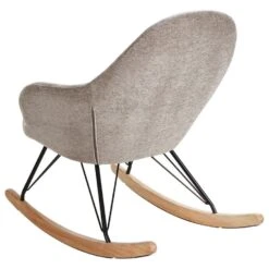 SKALE - Schommelstoel - Taupe - Polyester -Meubelwinkel 9881c385d3a44d769da3a8b9164be255