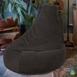 Parya Stoel Zitzak Ribstof - Zitzakfauteuil - Oranje - 320 Liter -Meubelwinkel 98e3a537ebfd48af8df8ccd0891affe1