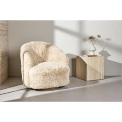 Svea - Mehta Fauteuil - Fake Fur - Beige 11 Svea - Mehta Fauteuil - Fake Fur - Beige -Meubelwinkel 99c07666bf0742afaebdf27cea46f573