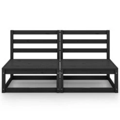 VidaXL - Buitenbank - Zwart - Grenenhout -Meubelwinkel 99fbd867e6a2457b80e35ad73b133d9b