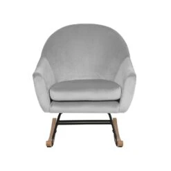 Beliani Schommelstoel OXIE - Grijs Fluweel 9 Beliani Schommelstoel OXIE - Grijs Fluweel -Meubelwinkel 9aa7ce616c14451e9740acd7b63a6928