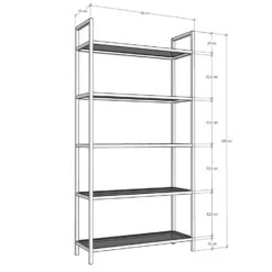 Emob Locelso Boekenplank - Gehard Glas - Metalen Frame - Goud -Meubelwinkel 9c6f6b60de5344aca8dbc1dc17e3ad34