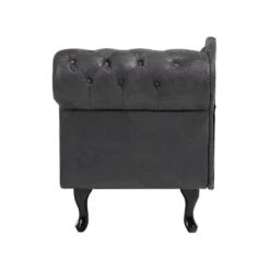 NIMES - Chaise Longue - Grijs - Rechterzijde - Kunstsuède -Meubelwinkel 9c93258e2a684ee098297679eec318ce