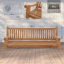 CLP Schommelbank Joyce 180 Cm - Teak 10 CLP Schommelbank Joyce 180 Cm - Teak -Meubelwinkel a0e3286915b441b3b6205559fd45cf9f