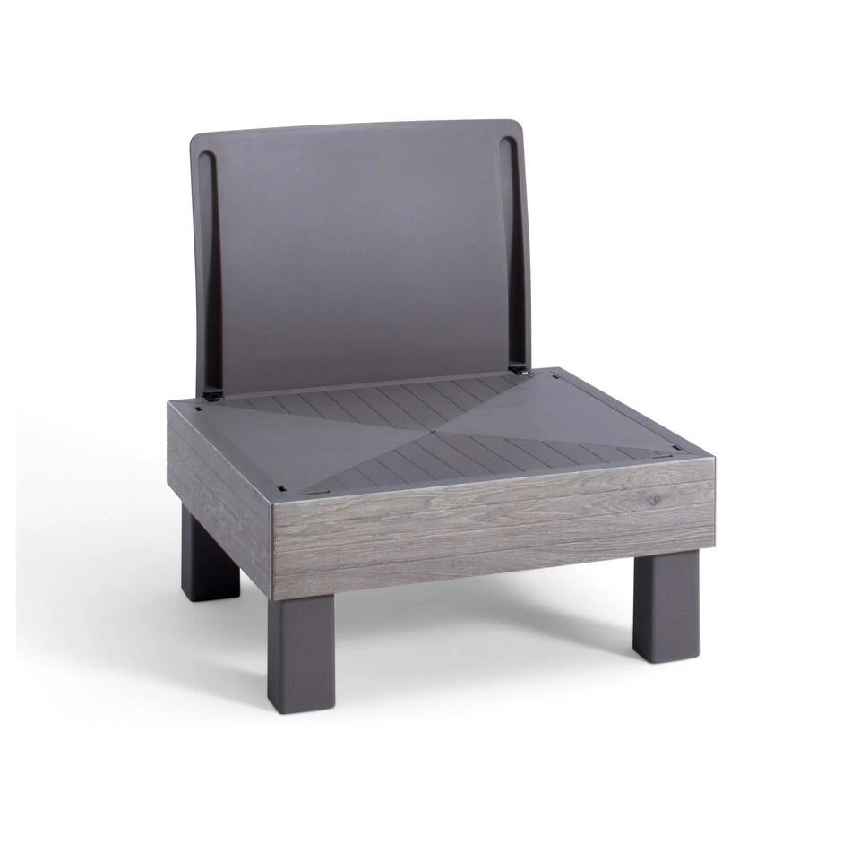 Keter Signature Elements Tuinstoel - Met Groene Kussens - Cappuccino/Ashwood 4 Keter Signature Elements Tuinstoel - Met Groene Kussens - Cappuccino/Ashwood - Afbeelding 2