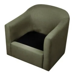 MAGNOR - Fauteuil - Donkergroen - Polyester -Meubelwinkel a20f9e21eddf4a389a1fc827eeb535e1