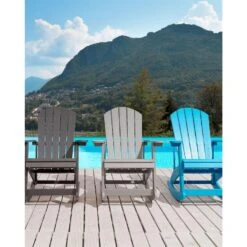 ADIRONDACK - Schommelstoel - Lichtgrijs - Kunsthout -Meubelwinkel a2fba294adda4cc9930c55b45ed42efa