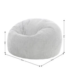 Icon Zitzak Kingston - Corduroy Zitzak Volwassenen - Blauwgroen -Meubelwinkel a30137992dcb4cbc9eec70927bb48504