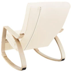 Tectake Schommelstoel Onda, Beige -Meubelwinkel a639b21bdaca4b5a835b795b7865ba58