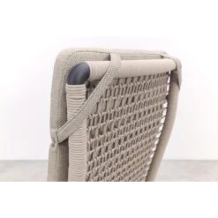 VDG Solaro Verstelbare Dining Tuinstoel - Light Rope / Teak Arm -Meubelwinkel a6bc2020694d464b80175be398b6b616