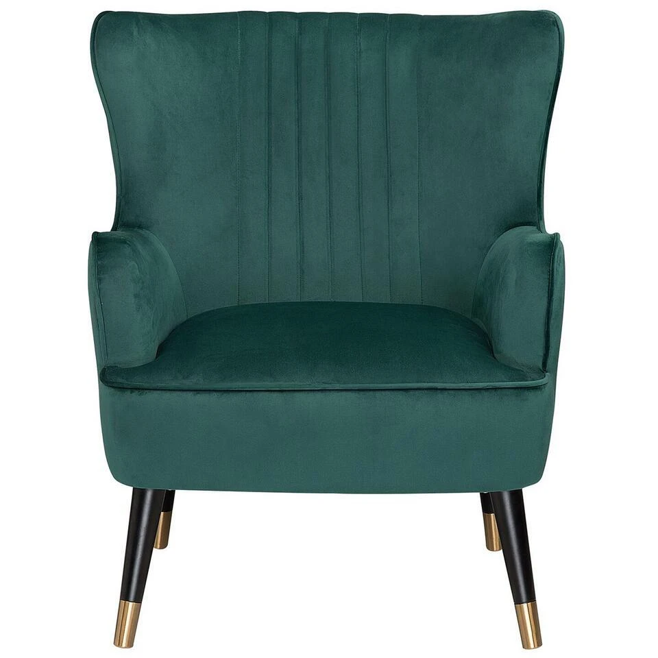 VARBERG - Fauteuil - Groen - Fluweel 7 VARBERG - Fauteuil - Groen - Fluweel - Afbeelding 5