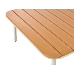 SENISE - Tuinsalontafel - Lichthout - 74 X 74 Cm - Kunsthout -Meubelwinkel a7dcd5d0ea7f4aecaec229ca4163470a