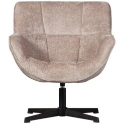 WOOOD Wibo Draaifauteuil - Chenille - Taupe - 94x71x83 -Meubelwinkel a7f4223d58a843dc993dd69a0bf5636c