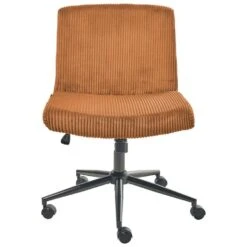 GEDDES - Bureaustoel - Goudbruin - Corduroy -Meubelwinkel a8127798968942a99abe29a88a071f11