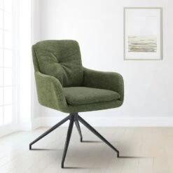 CLP Set Van 2 Eetkamerstoel Pickett Mat Zwart Frame - Stof - Groen -Meubelwinkel ab557de92df94207a8770fe5a5d7778d