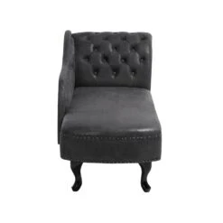 NIMES - Chaise Longue - Grijs - Rechterzijde - Kunstsuède -Meubelwinkel ae14403af66e411aa5eb246ee92d0e5c