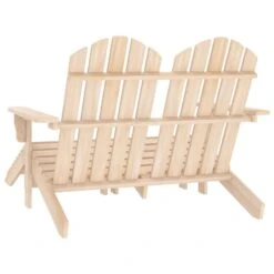 VidaXL - Tuinstoel 2-zits Adirondack - Bruin - Hout - Met Voetenban -Meubelwinkel ae4ded33e2f742fe98c8cdaa6dae054f
