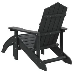 VidaXL - Tuinstoel Adirondack - Antraciet - Polyetheen - Met Voetenbank -Meubelwinkel af864f61eee54e19b9898afe1c9b620b
