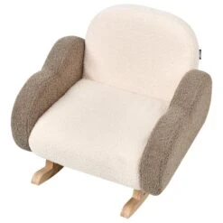 SKARE - Schommelstoel Voor Kinderen - Beige - Bouclé 19 SKARE - Schommelstoel Voor Kinderen - Beige - Bouclé -Meubelwinkel b01d3fcc81bf48ff9d83299869f61b66