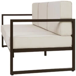 Tectake - Tuin-loungebank Comosa, 3-zits, XXL Kussens, Bruin / Beige -Meubelwinkel b02738d9dd7d4abba65d60190e3a270b
