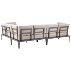 Beliani Loungeset RIMA III - Grijs Aluminium - Beige Kussenset 22 Beliani Loungeset RIMA III - Grijs Aluminium - Beige Kussenset -Meubelwinkel b1bb3ee6fd8440019b4ec38f4e032305
