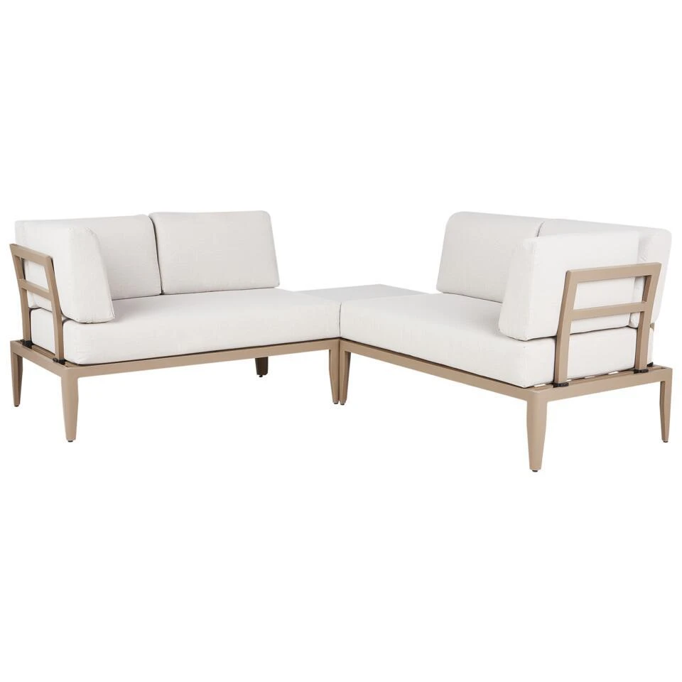 RIMA III - Loungeset Voor 6 - Lichtbeige - Aluminium 14 RIMA III - Loungeset Voor 6 - Lichtbeige - Aluminium - Afbeelding 12