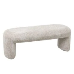 Halbankje Stof Taupe - 110x45x40cm - Raven -Meubelwinkel b866df06ae88414ca48aaadabdf32b8e