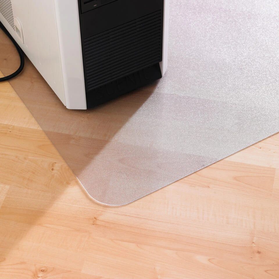 Vloerbeschermer Met Uitsparing - Antistatisch PVC - Harde Vloer - 90x120 Cm 3 Vloerbeschermer Met Uitsparing - Antistatisch PVC - Harde Vloer - 90x120 Cm - Afbeelding 2