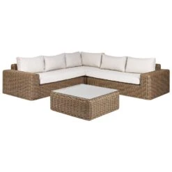 PALERMO - Loungeset - Bruin - PE Rotan -Meubelwinkel bd3d60f3287743aeb371605ef23d712e