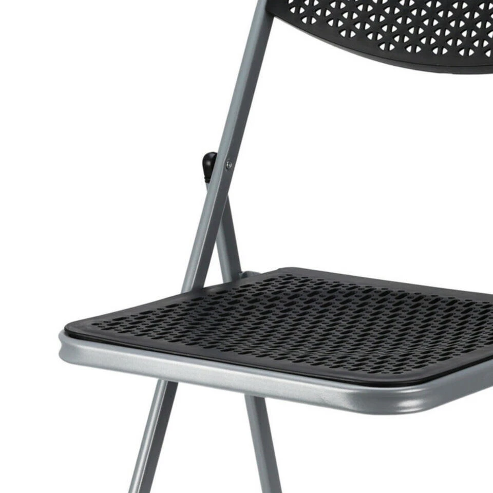Home & Styling Klapstoel Voor Buiten/binnen - Zwart - 48 X 82 Cm 4 Home & Styling Klapstoel Voor Buiten/binnen - Zwart - 48 X 82 Cm - Afbeelding 2