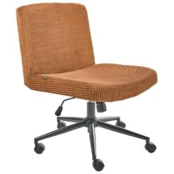 GEDDES - Bureaustoel - Goudbruin - Corduroy -Meubelwinkel bdeb81fc19cc4d1ca059436aa3315923