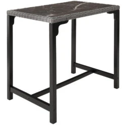Tectake Wicker Bartafel Kutina Met 4 Stoelen Latina, Grijs 21 Tectake Wicker Bartafel Kutina Met 4 Stoelen Latina, Grijs -Meubelwinkel bf529bef5128433e9d4cfe32c06fb19d