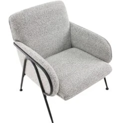 TRYSNES - Fauteuil - Zwart/Wit - Polyester 18 TRYSNES - Fauteuil - Zwart/Wit - Polyester -Meubelwinkel bfcb6871b58e487fa5672ec06af452ae