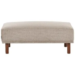 HOLT - Ottomaan - Taupe - Polyester -Meubelwinkel c23e4c560450479380068de33e4e1f89