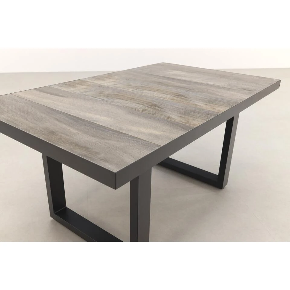 VDG Darwin Lounge Dining Tafel 140 X 85 Cm. - Antraciet 6 VDG Darwin Lounge Dining Tafel 140 X 85 Cm. - Antraciet - Afbeelding 4