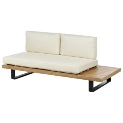 MYKONOS - Loungeset Voor 5 - Crème - Acaciahout -Meubelwinkel c88b1b9f0b164be49492625a134d87be