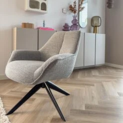 DS4U - Miron Draaifauteuil - Grijs -Meubelwinkel c936eaec39c542ffb87b68002467b323