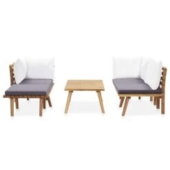 VidaXL 5-delige Loungeset Massief Acaciahout -Meubelwinkel caa696f383994661b795308828ced5ed