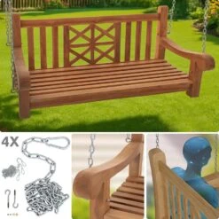 CLP Schommelbank Farm 120 Cm - Teak -Meubelwinkel cb707cdb01a447c9b29b8f6d2e9ce4f2