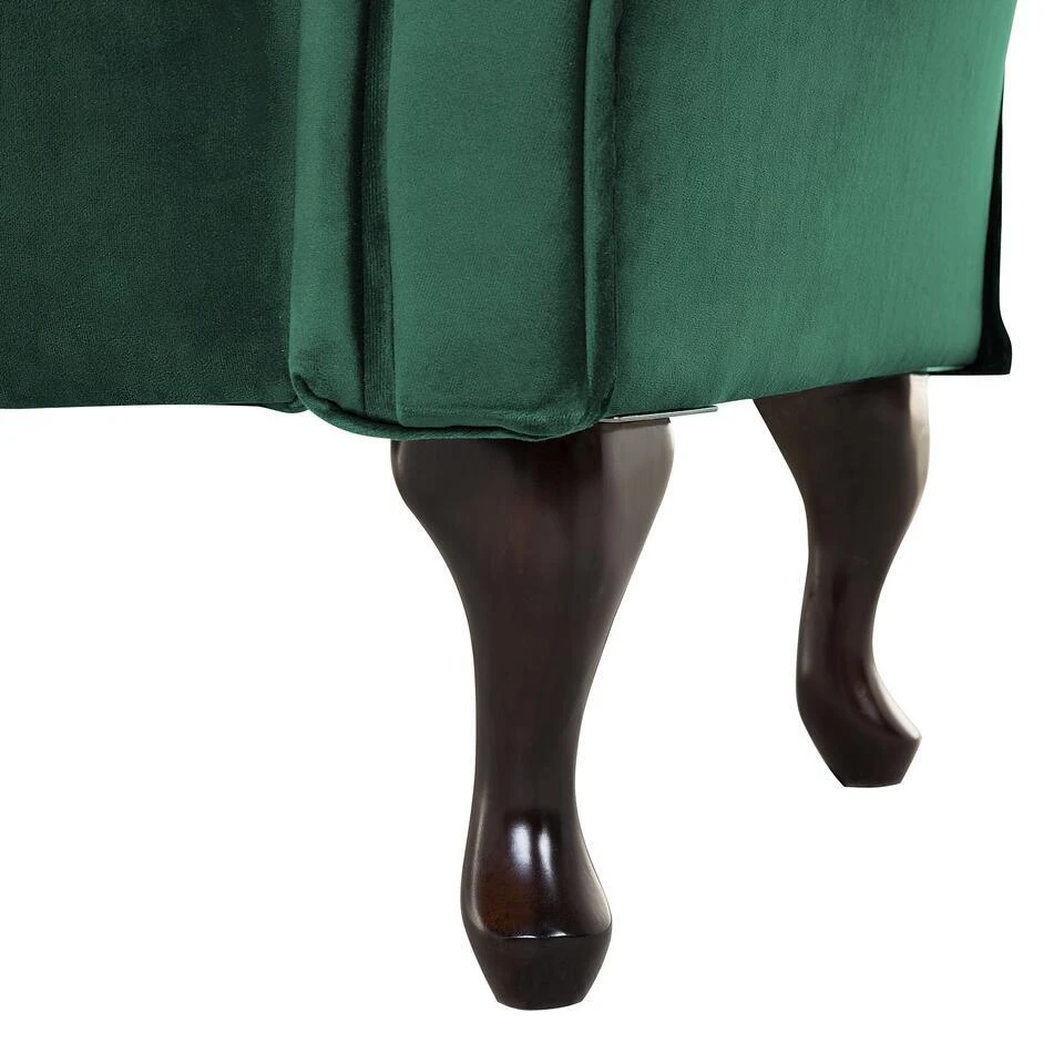 LATTES - Chaise Longue - Groen - Rechterzijde - Fluweel 10 LATTES - Chaise Longue - Groen - Rechterzijde - Fluweel - Afbeelding 8