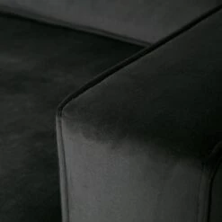 WOOOD Robin 2,5-Zits Bank - Fluweel - Grijs - 80x180x93 -Meubelwinkel ce603a3e1b414294a29fde7fa334d849