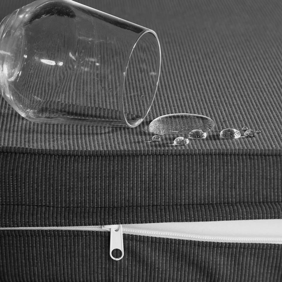 Tectake Wicker Bartafel Kutina Met 4 Stoelen Latina, Grijs 6 Tectake Wicker Bartafel Kutina Met 4 Stoelen Latina, Grijs - Afbeelding 4