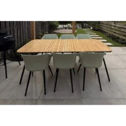 VDG Bella Tuintafel - Teakhout - 220x95 Cm -Meubelwinkel d0118ca4341b4119a435358dac3d150f