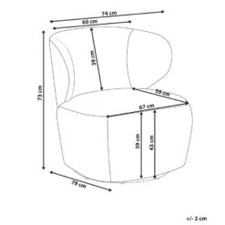 ALVDAL - Fauteuil - Beige - Polyester 12 ALVDAL - Fauteuil - Beige - Polyester -Meubelwinkel d1c9a6e34bcf4f86b3e8c088b51450e4