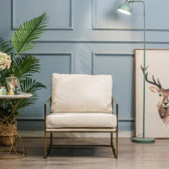 Retro Metalen Fauteuil Met Beige Fluweel 11 Retro Metalen Fauteuil Met Beige Fluweel -Meubelwinkel d353a47ec8484cddbf9679809f7d269b