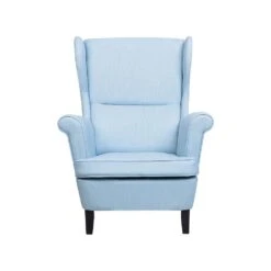 Beliani Oorfauteuil ABSON - Blauw Polyester 9 Beliani Oorfauteuil ABSON - Blauw Polyester -Meubelwinkel d54bfbe14251420090d6573460325511