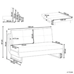 JERSLEV - 3-zits Slaapbank - Grijs - Stof 12 JERSLEV - 3-zits Slaapbank - Grijs - Stof -Meubelwinkel d679e324aade47888cff1bda9dc7976a 1