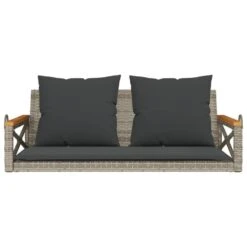 VidaXL - Schommelbank - Grijs - Poly Rattan - 62 X 109 X 40 Cm 14 VidaXL - Schommelbank - Grijs - Poly Rattan - 62 X 109 X 40 Cm -Meubelwinkel d68c135be452460a961766bdaf51b298